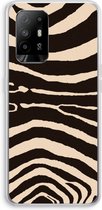 Case Company® - Oppo A94 5G hoesje - Arizona Zebra - Soft Cover Telefoonhoesje - Bescherming aan alle Kanten en Schermrand