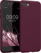 kwmobile telefoonhoesje voor Apple iPhone SE (2022) / SE (2020) / 8 / 7 - Hoesje voor smartphone - Back cover in bordeaux-violet