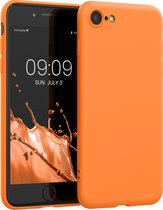 kwmobile telefoonhoesje voor Apple iPhone SE (2022) / SE (2020) / 8 / 7 - Hoesje voor smartphone - Back cover in fruitig oranje