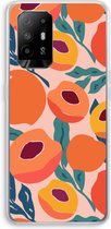 Case Company® - Oppo A94 5G hoesje - Perzik - Soft Cover Telefoonhoesje - Bescherming aan alle Kanten en Schermrand