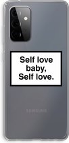 Case Company® - Samsung Galaxy A72 hoesje - Self love - Soft Cover Telefoonhoesje - Bescherming aan alle Kanten en Schermrand