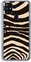 Case Company® - OnePlus Nord N10 5G hoesje - Arizona Zebra - Soft Cover Telefoonhoesje - Bescherming aan alle Kanten en Schermrand