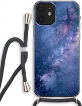 Case Company® - iPhone 12 hoesje met Koord - Nebula - Telefoonhoesje met Zwart Koord - Extra Bescherming aan alle Kanten en Over de Schermrand