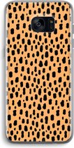 Case Company® - Samsung Galaxy S7 Edge hoesje - Panter - Soft Cover Telefoonhoesje - Bescherming aan alle Kanten en Schermrand