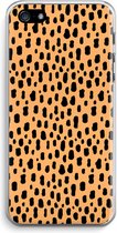 Case Company® - iPhone 5 / 5S / SE (2016) hoesje - Panter - Soft Cover Telefoonhoesje - Bescherming aan alle Kanten en Schermrand