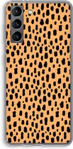 Case Company® - Samsung Galaxy S21 hoesje - Panter - Soft Cover Telefoonhoesje - Bescherming aan alle Kanten en Schermrand