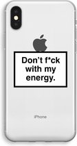 Case Company® - iPhone XS hoesje - My energy - Soft Cover Telefoonhoesje - Bescherming aan alle Kanten en Schermrand