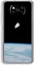 Case Company® - Poco X3 Pro hoesje - Alone in Space - Soft Cover Telefoonhoesje - Bescherming aan alle Kanten en Schermrand