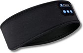 Lific Sleepbuddy™ - Bluetooth slaapmasker – Ingebouwde speaker – Slaap koptelefoon – Hoofdband bluetooth – Zweetband hoofd – Slaapmasker – Zwart