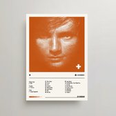 Ed Sheeran Poster - + (plus) Album Cover Poster - Ed Sheeran LP - A3 - Ed Sheeran Merch - Muziek