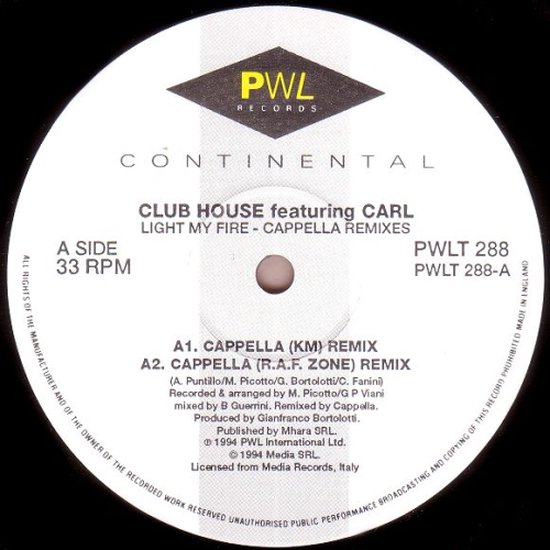 Light My Fire (original & Cappella Remixes)