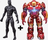 Hulkbuster BlackPanther- Kid Arachnid -Superheld - Superheroes - 15 cm - 2 STUKS - Marvel - Van Hasbro - actie figuur - Marvel - Avengers - 15 cm