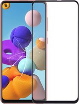 Voorscherm Buitenste glazen lens met OCA Optisch duidelijke lijm voor Samsung Galaxy A21S