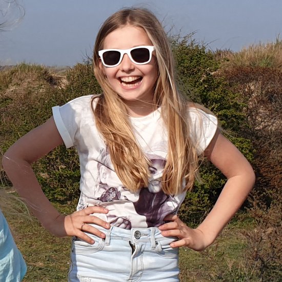 KOOLSUN - Wave - Kinder zonnebril - White Marshmallow - 3-10 jaar - UV400 - Categorie 3 — afbeelding 4