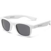 KOOLSUN - Wave - kinder zonnebril - Wit Marshmallow - 3-10 jaar - UV400 Categorie 3