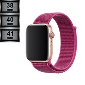 RipaWare Sport Loop Watch bandje - Geschikt voor Apple - Geweven nylon - 38, 40, 41mm - drakenfruit