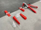 Proleveling - Tegel leveling systeem - 500 stuks - Clips 1 mm- Tegel clips - Nivelleersysteem