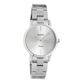 OOZOO Vintage series - zilverkleurige horloge met zilverkleurige roestvrijstalen armband - C20110 - Ø30