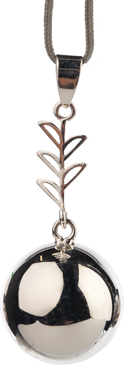 Babylonia - Bola Zwangerschapsjuweel Met Belletje - One Size - Met Koordje - Silver leaf