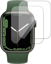 Screenprotector geschikt voor Apple Watch Series 4/5/6 40mm - Full Screen Protector - Gehard Glas - 2 Stuks