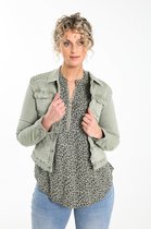 Cassis Dames Jeansjasje met knoopjes - Jas - Maat 46