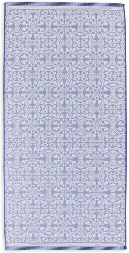 PIP Studio serviettes de bain Tile de Pip bleu - serviette 55x100 cm