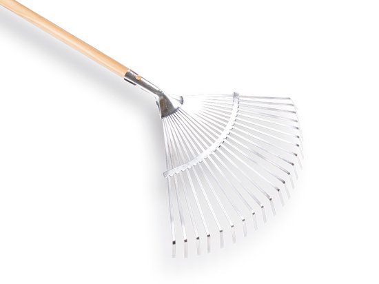 Synx Tools Bladhark 22 Tanden Metaal - Gazonhark - Bladhark - Harken - hark met steel 160 cm -Hark van Synx Tools — afbeelding 4