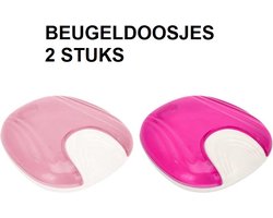 2 Stuks Beugeldoosje – Lichtroze & Donkerroze – Nachtbeugel Case