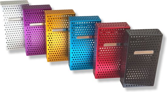 Boîte à cigarettes de Luxe en métal perforé - Design porte-cigarette - Boîte  à... | bol.com