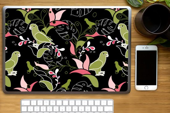 Sticker ordinateur portable - 17,3 pouces - Jungle - Vogel - Motifs