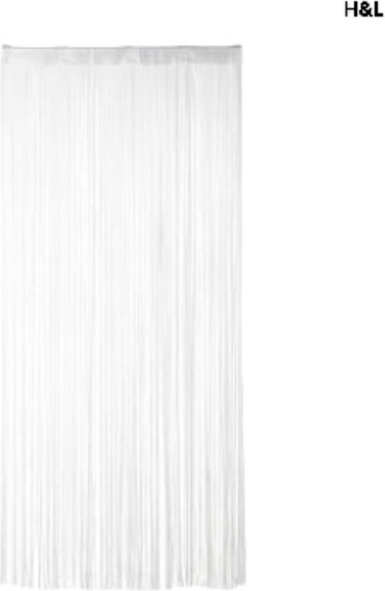 Nu Stun periodieke Deurgordijn spaghetti - vliegengordijn - wit - 90 x 200 cm | bol.com
