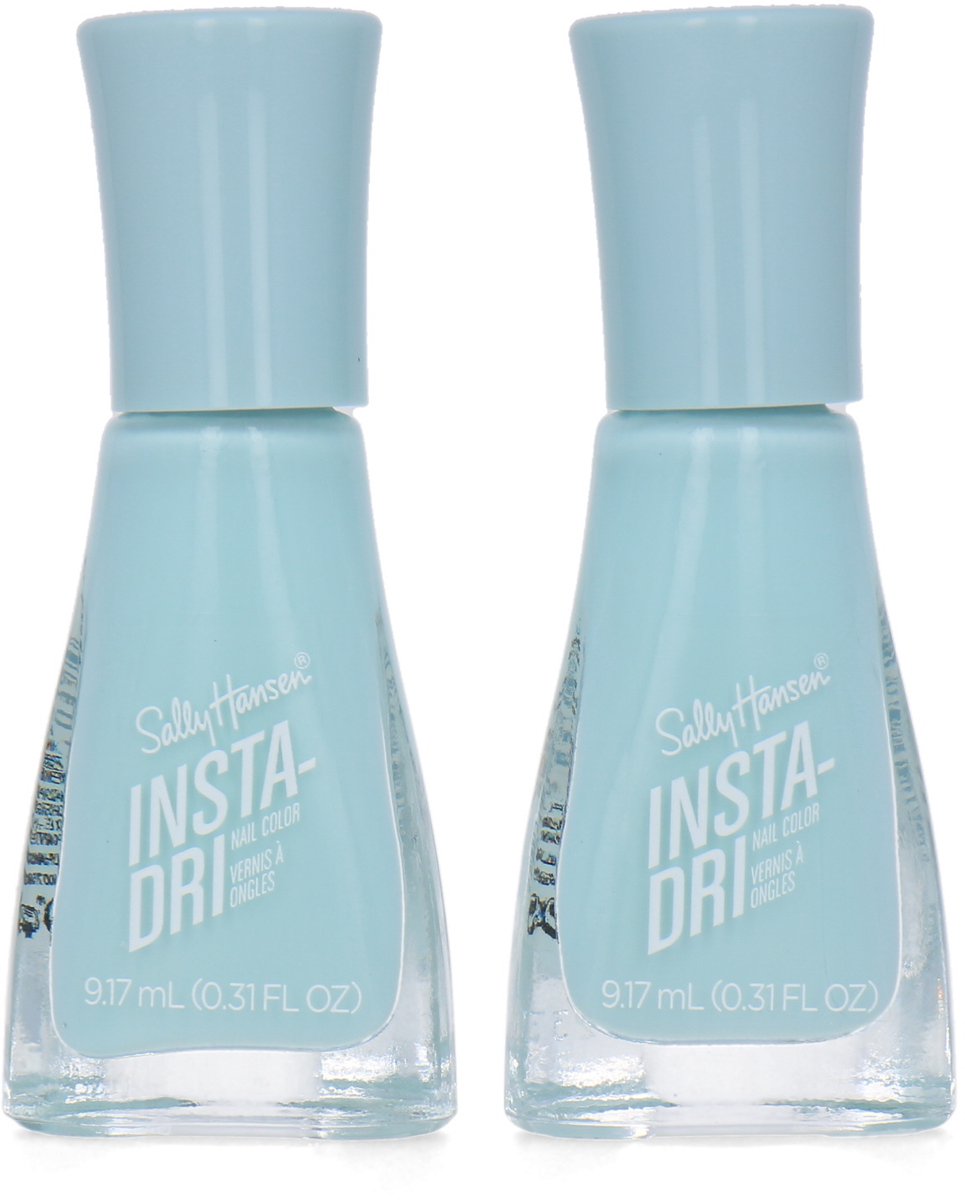 Sally Hansen Insta-Dri Nagellak - 510 Gain Mo-Mint-Um (set van 2)