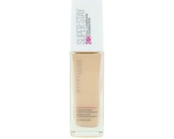 Maybelline SuperStay Full Coverage Foundation 03 True Ivory – Super Dekkende, Langhoudende Foundation met Matte Finish - Olievrije Foundation – 30 ml