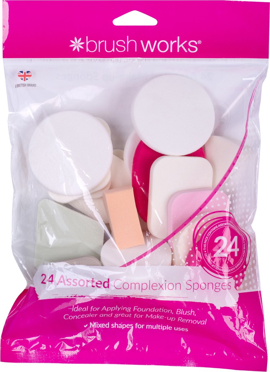Goedkoopste Brushworks Assorted Makeup Sponges