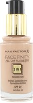 Bol.com Max Factor Facefinity All Day Flawless 3-in-1 Liquid Foundation - 050 Natural aanbieding