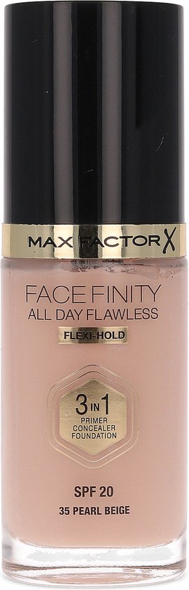 Max Factor Facefinity All Day Flawless 3-In-1 Vegan Foundation 035 Pearl Beige