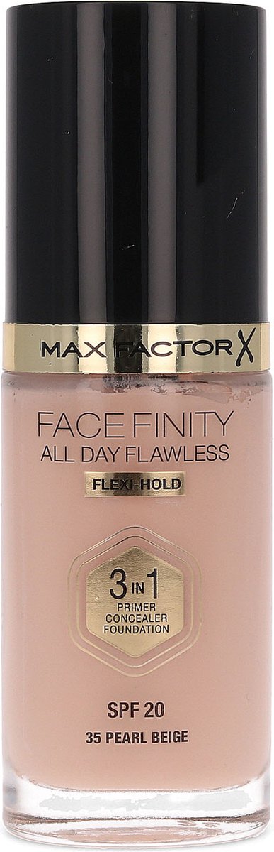 Max Factor Facefinity All Day Flawless 3-In-1 Vegan Foundation 035 Pearl Beige