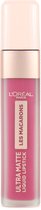 L’Oréal Paris Les Macarons Langhoudende Matte Lipstick - 838 Berry Cherie - Paars - 6,7 ml