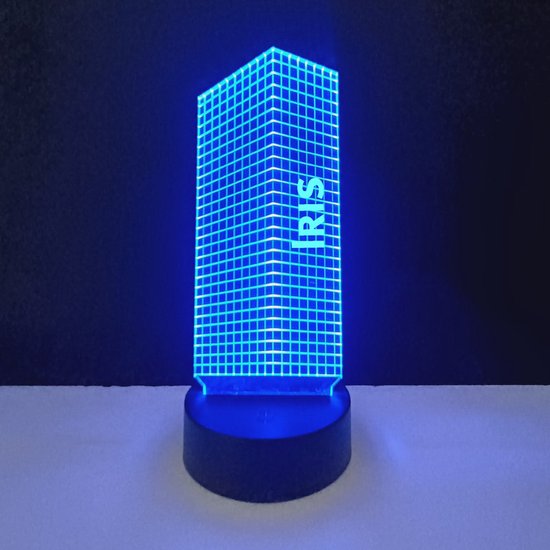 3D LED Lamp - Letter Met Naam - Iris