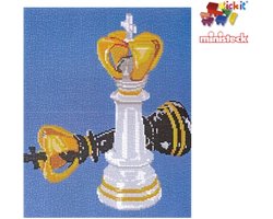 Stickit Koning Schaak, ca. 8.600 delig, compatibel met Ministeck
