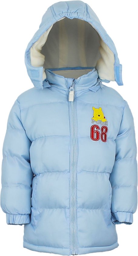 Manteau d'hiver Winnie l'ourson de Disney, matelassé, bleu, taille 74