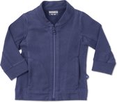Silky Label vest met rits Plum purple - maat 98/104 - paars