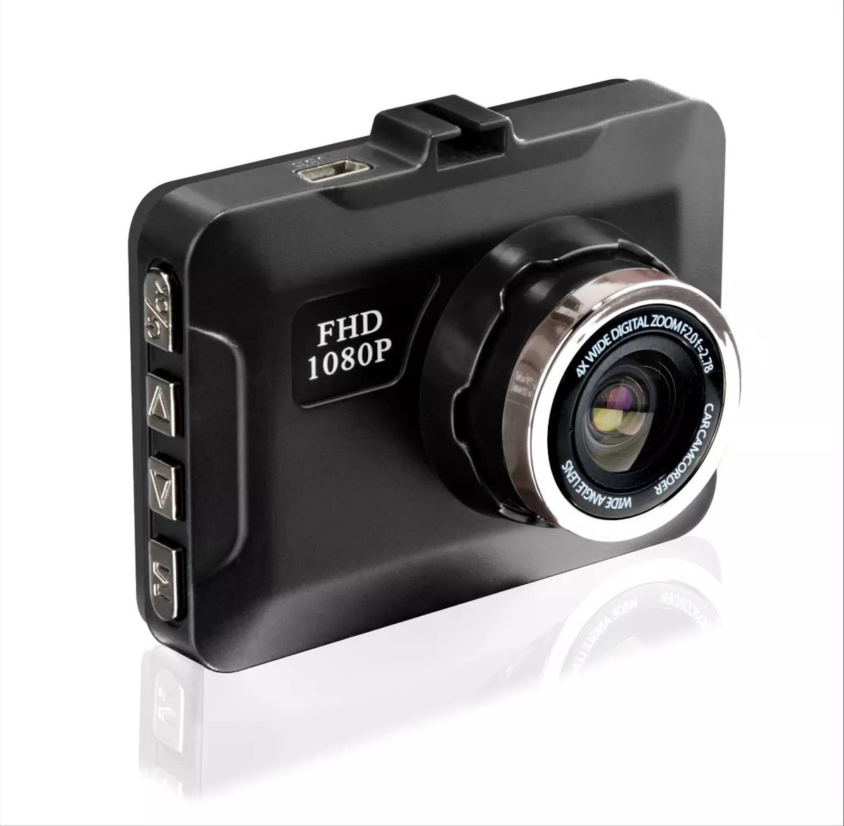 TechU™ Dashcam Camera – M26 Zwart – Dashboardcamera – 2” Scherm – Bewegingssensor – Loop recording – Nachtvisie – 120° Wijdhoeklens - voor auto