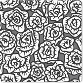 Muismat - Mousepad - Meiden - Rozen - Patronen - Girl - Kids - Kinderen - Kindje - 30x30 cm - Muismatten