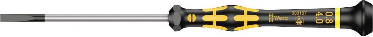Wera micro gleuf schroevendraaier - 0.80 x 4.0 x 80mm