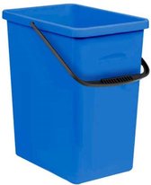 BranQ - Afvalbak - Recyclingbak | Eco  - Opbergemmer 10L - Blauw