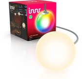 Innr Slimme Buitenverlichting Bol Color - Smart Lichtbollen - Slimme Tuinverlichting met 16 Miljoen Kleuren en alle Wittinten - Uitbreiding - Dimbaar