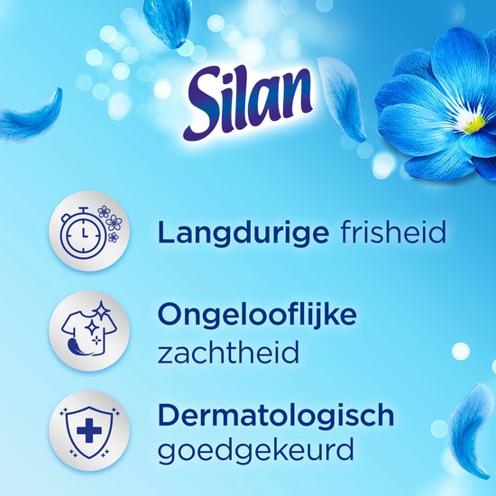 Adoucissant Silan Fris Spring Feeling - 6 x 37 lavages - Pack économique