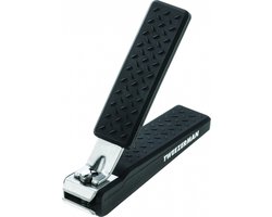 Tweezerman Precision Grip Toenail Clipper Black – Professionele Zwarte Teennagelknipper - Met Scherpe RVS Snijbladen En Comfortabele Anti‑Slip Grip Voor Nauwkeurig Knippen - Duurzaam Ontwerp - Hygiënisch & Compact Voor Thuisgebruik Of Onderweg