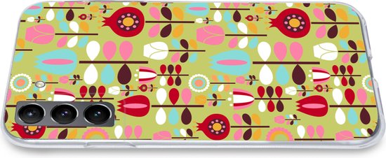 Coque Samsung Galaxy S21 - Motifs - Fleurs - Couleurs - Coque de téléphone en Siliconen -
